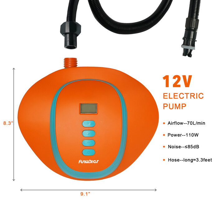 Nagy nyomású elektromos szivattyú Paddle Board - akkumulátoros